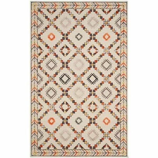 5 x 5 ft. Bellagio Hand Tufted Square Area RugIvory & Multicolor, Safavieh, Mfr#: BLG548A-5SQ